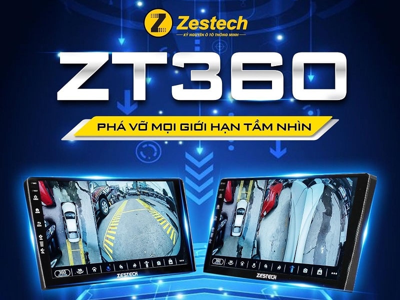 Tính năng nổi bật của Zestech ZT 360: Cập nhật bản đồ trực tuyến, kết nối Bluetooth, hỗ trợ điều khiển giọng nói
