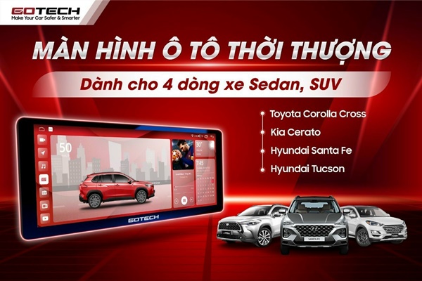 Màn hình DVD xe Hyundai Santafe