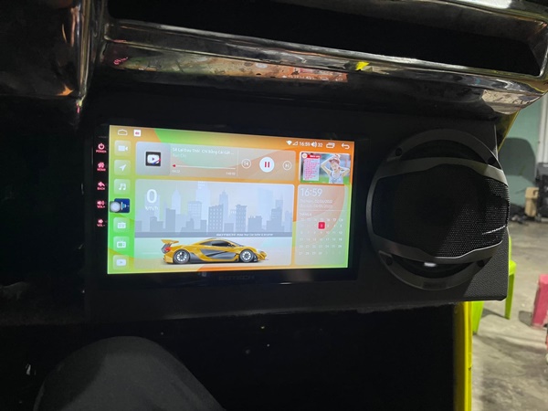Màn hình android gotech xe Hyundai Santafe